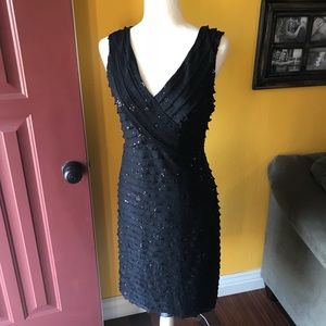 Black sequin dress
